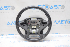 Naked steering wheel Hyundai Sonata 11-15 leather black, scratches