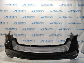 Bare rear bumper Dodge Journey 11- SXT for parking sensors, black PXR, scratches