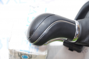Gear knob Hyundai Sonata 11-15 leather worn leather, scratches