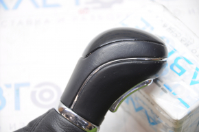 Gear knob Hyundai Sonata 11-15 leather worn leather, scratches