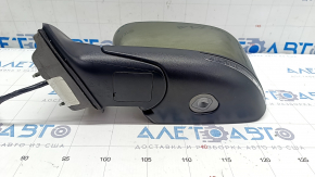 Side mirror left Jeep Cherokee KL 19-21 7+7 pins, green, BSM, heated, backlight, turn signal, scuffed