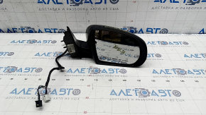 Right side mirror Jeep Cherokee KL 19-21 7+7 pins, green, BSM, heated, backlight, turn signal, scratches, abrasion