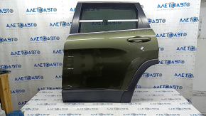 Door assembly rear left Jeep Cherokee KL 14- green PFP, bumps, chip