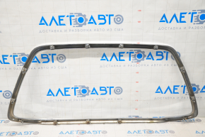 Mitsubishi Outlander Sport ASX 11-15 Front Bumper Grille Frame Chrome, Cracked, Scratches