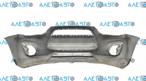 Front bumper bare Mitsubishi Outlander Sport ASX 11-15 prerest, silver U04, scratches, dent