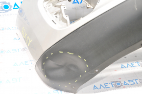 Front bumper bare Mitsubishi Outlander Sport ASX 11-15 prerest, silver U04, scratches, dent