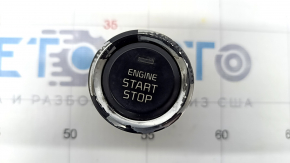 Start-stop button Kia Niro 17-22 HEV, PHEV useful chrome