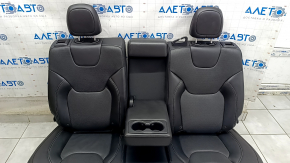 Rear row of seats 2nd row Jeep Cherokee KL 19 - leather black, perforation