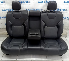 Rear row of seats 2nd row Jeep Cherokee KL 19 - leather black, perforation