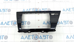 Front panel trim monitor frame Kia Niro 17-22 HEV black gloss, worn