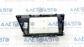 Front panel trim monitor frame Kia Niro 17-22 HEV black gloss, worn
