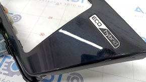 Front panel trim monitor frame Kia Niro 17-22 HEV black gloss, worn