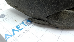 Front bumper bare Mazda 3 19-4d, blue, rubberized coating, coating defect, broken fasteners