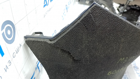 Front bumper bare Mazda 3 19-4d, blue, rubberized coating, coating defect, broken fasteners