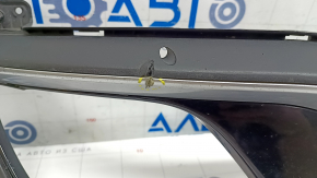 Lower grille of front bumper Kia Niro 17-19 HEV, PHEV under fog lights, without radar, broken fasteners, cracks, scratches