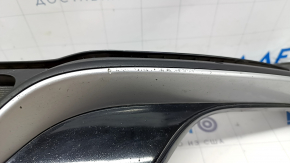 Lower grille of front bumper Kia Niro 17-19 HEV, PHEV under fog lights, without radar, broken fasteners, cracks, scratches