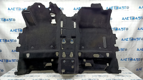 Front floor covering Mazda 3 19 - black, with footrest, for cleaning