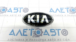 Emblem badge KIA front bumper Kia Niro 17-22 air on the edge, scratches