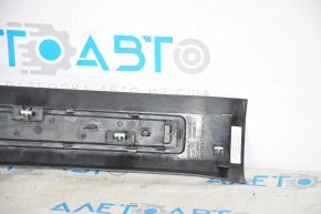 Door sill trim front right inner Tesla Model X 16-21 black, scratches, broken fasteners