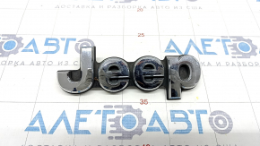 Jeep emblem tailgate Jeep Cherokee KL 19-21 chrome, broken mount