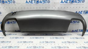 Rear bumper trim lower Jeep Cherokee KL 19-21 for 2 pipes, in body color, under chrome tips