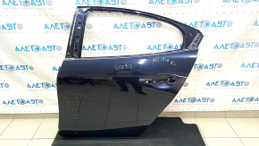 Door bare rear left Mazda 3 19-4d, blue 42M, dented, bumps