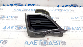 Front panel air duct deflector left Jeep Cherokee KL 19 - gray with chrome, scratches on the handle