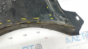 Front bumper protection right Mazda 3 19-4d torn, worn
