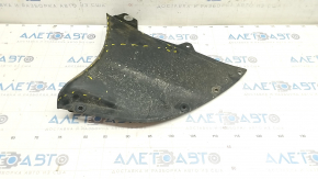 Front bumper protection left Mazda 3 19-4d torn, worn