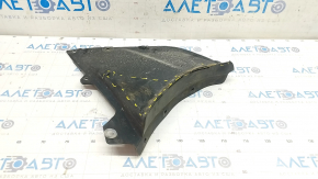 Front bumper protection left Mazda 3 19-4d torn, worn