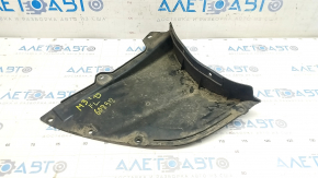Front bumper protection left Mazda 3 19-4d torn, worn