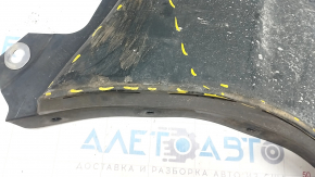 Front bumper protection left Mazda 3 19-4d torn, worn