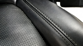 Passenger seat Jeep Cherokee KL 19- with AIRBAG, leather black, electric, scratches
