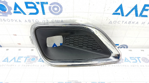 Left fog light frame Jeep Cherokee KL 19-21 with chrome frame, sand