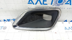 Right fog light frame Jeep Cherokee KL 19-21 with chrome frame, sand