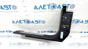 Door sill trim front right Jeep Cherokee KL 14 - black with chrome, scratches