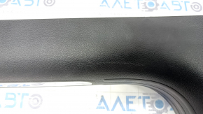 Door sill trim front right Jeep Cherokee KL 14 - black with chrome, scratches