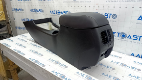 Console center armrest and cup holders Jeep Cherokee KL 19 - black, scratches, broken air vent handle