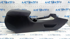 Console center armrest and cup holders Jeep Cherokee KL 19 - black, scratches, broken air vent handle