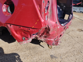 Quarter wing rear left Toyota Prius 30 10-15 red, on the body, dented, bumps