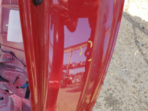 Quarter wing rear left Toyota Prius 30 10-15 red, on the body, dented, bumps