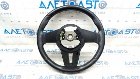 Naked steering wheel Mazda 3 19 - black leather, Japan built, for cleaning