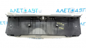 Mazda 3 19-4d trunk opening trim black, scratches, broken fasteners
