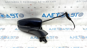 Right side mirror Mazda 3 19-22 4d 6 pins, turn signal, heated, BSM, Japan built, blue, scratches