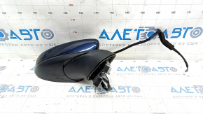 Right side mirror Mazda 3 19-22 4d 6 pins, turn signal, heated, BSM, Japan built, blue, scratches
