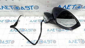 Right side mirror Mazda 3 19-22 4d 6 pins, turn signal, heated, BSM, Japan built, blue, scratches