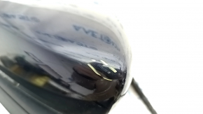 Right side mirror Mazda 3 19-22 4d 6 pins, turn signal, heated, BSM, Japan built, blue, scratches
