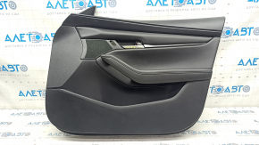 Door trim card front right Mazda 3 19- 4d leather black, Japan built