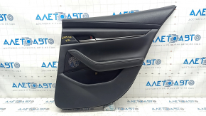 Door trim card rear right Mazda 3 20-22 4d leather black, Japan built, scratches