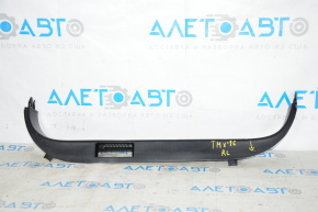 Door opening trim rear left lower Tesla Model X 16-21 black, scratches, bumps